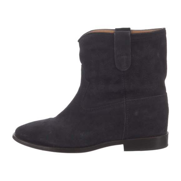 Isabel Marant dark blue boots - Picture 1 of 11